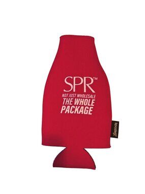 Koozie Bottle Cooler Red Zipper Party Summer Boat Drinks Red SPR